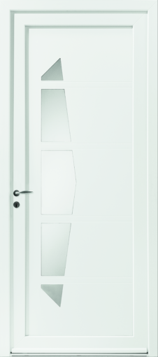 Porte d’entrée PVC Milky 2
