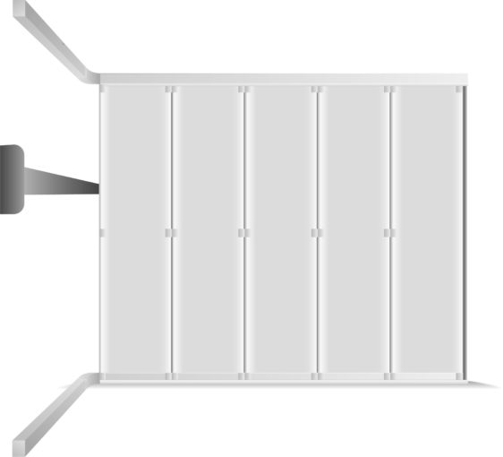 Porte à déplacement latéral Couli’rol
